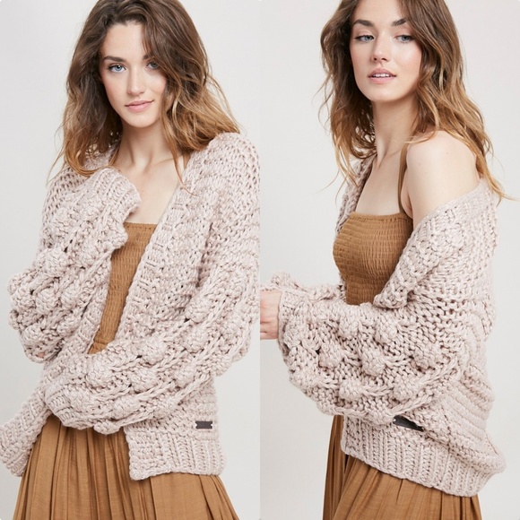 Emily' Handmade Pom Pom Cardigan - Picture 4 of 5